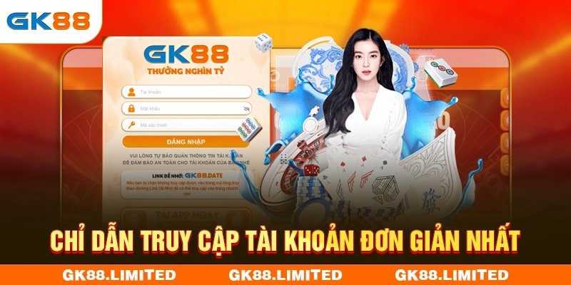 Chỉ dẫn truy cập tài khoản đơn giản nhất