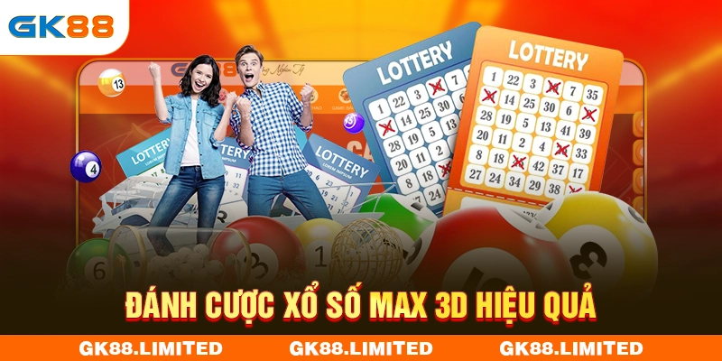 Đánh cược xổ số Max 3D hiệu quả