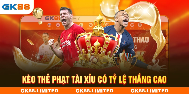 Kèo thẻ phạt tài xỉu có tỷ lệ thắng cao